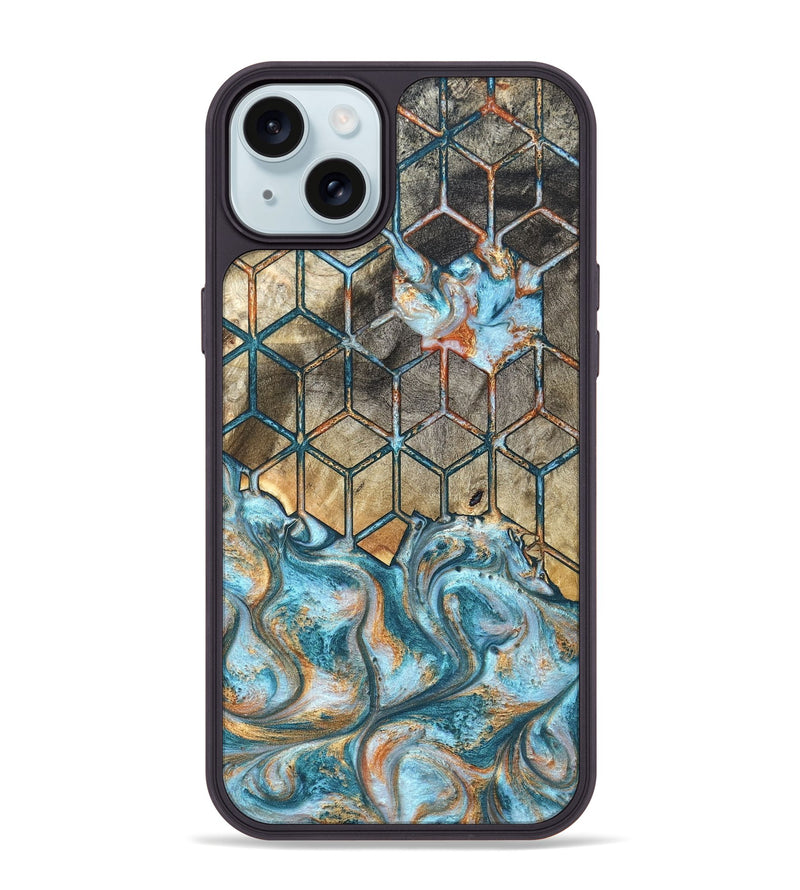 iPhone 15 Plus Wood Phone Case - Mael (Pattern, 827291)