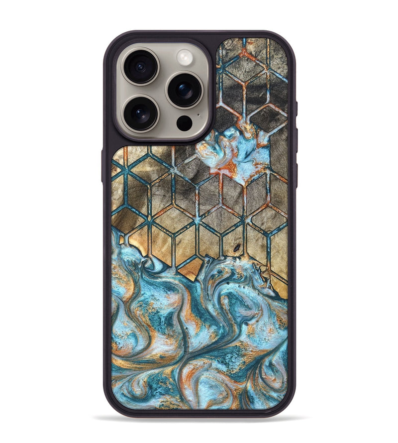 iPhone 15 Pro Max Wood Phone Case - Mael (Pattern, 827291)