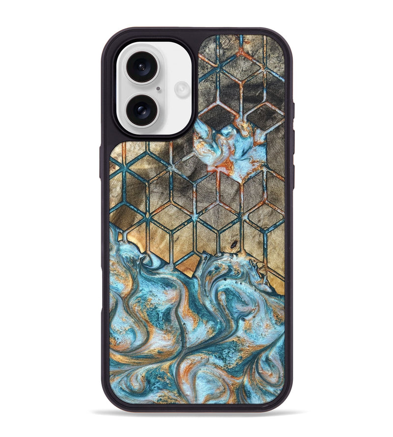 iPhone 16 Plus Wood Phone Case - Mael (Pattern, 827291)
