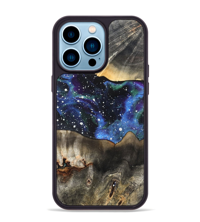 iPhone 14 Pro Max Wood Phone Case - Paislee (Cosmos, 827295)