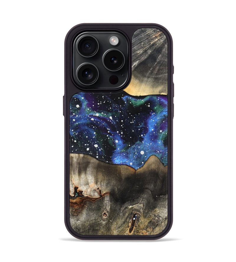 iPhone 15 Pro Wood Phone Case - Paislee (Cosmos, 827295)