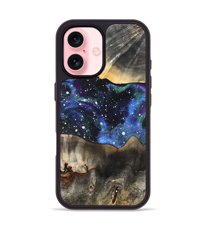 iPhone 16 Wood Phone Case - Paislee (Cosmos, 827295)