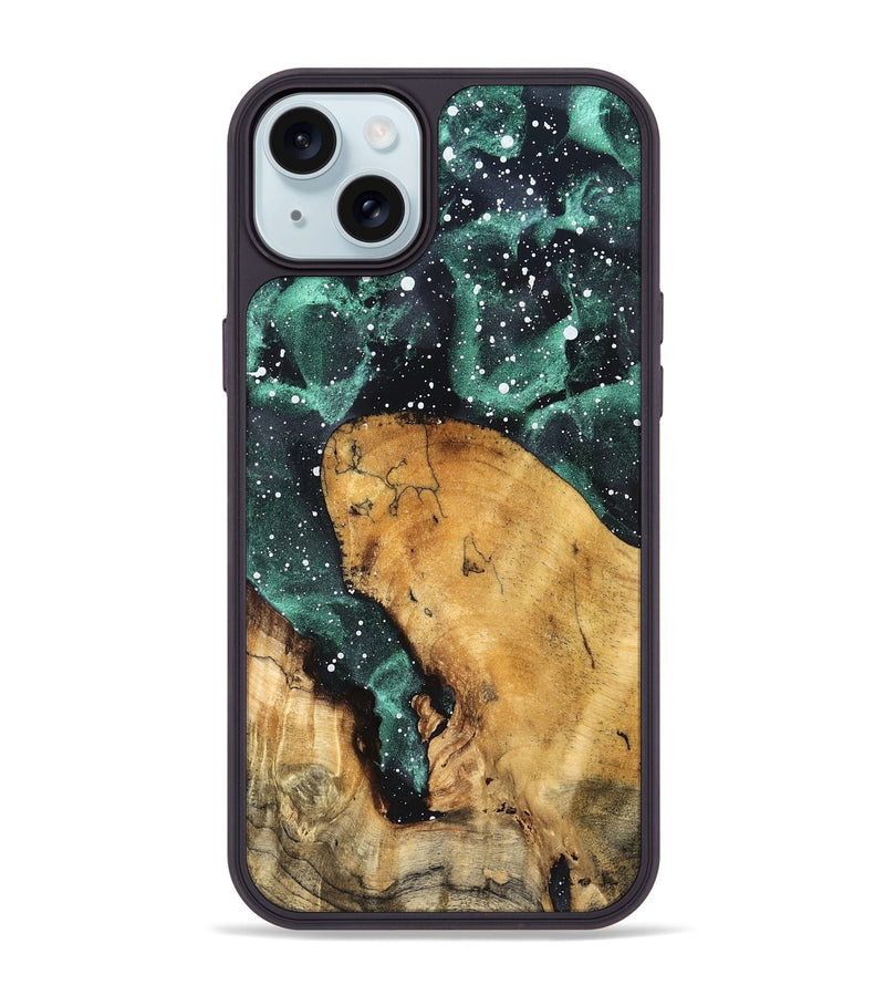 iPhone 15 Plus Wood Phone Case - Candace (Cosmos, 827296)