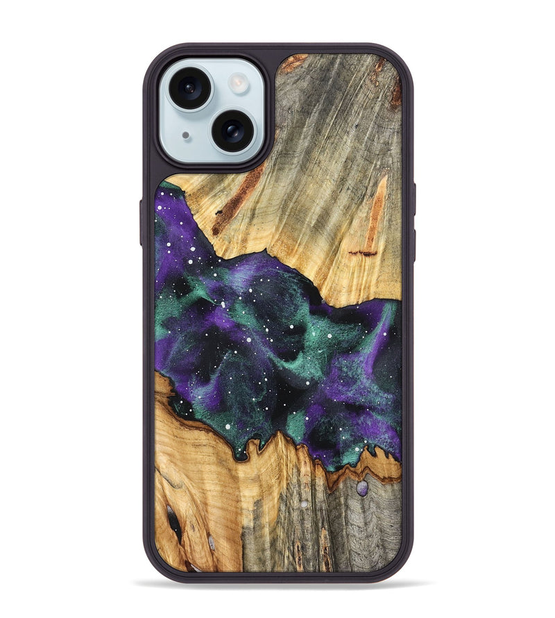 iPhone 15 Plus Wood Phone Case - Harmon (Cosmos, 827301)