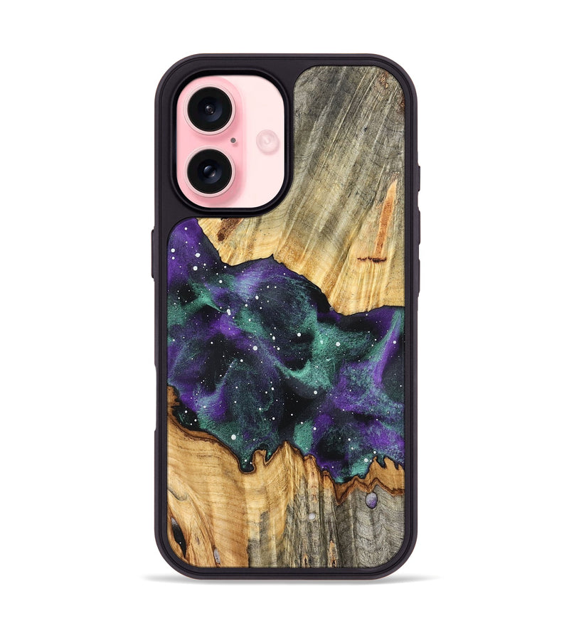 iPhone 16 Wood Phone Case - Harmon (Cosmos, 827301)