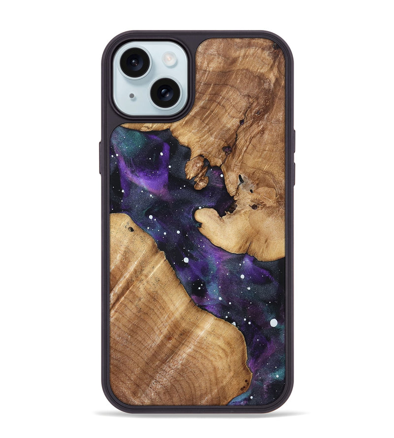 iPhone 15 Plus Wood Phone Case - Ayah (Cosmos, 827302)