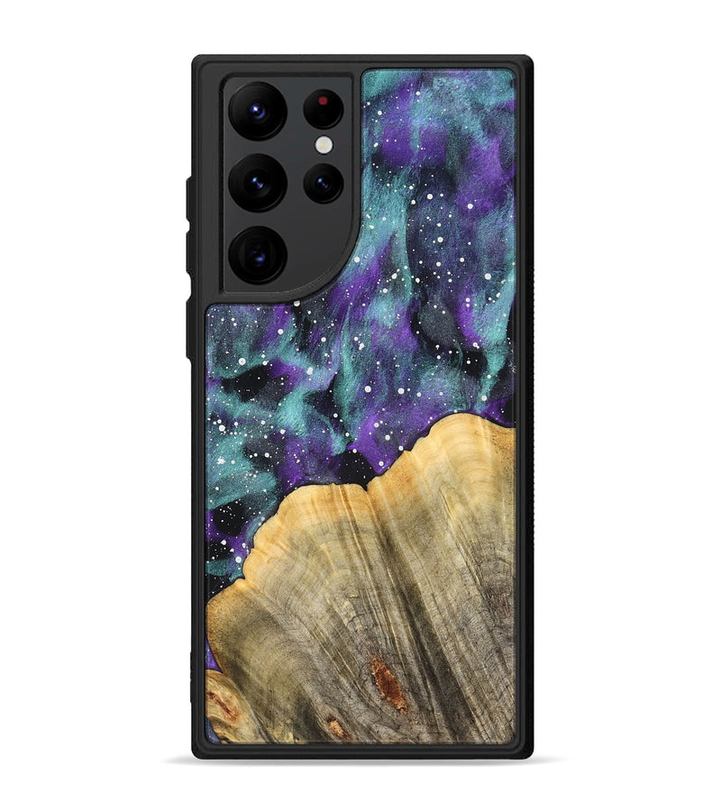 Galaxy S22 Ultra Wood Phone Case - Pansy (Cosmos, 827303)