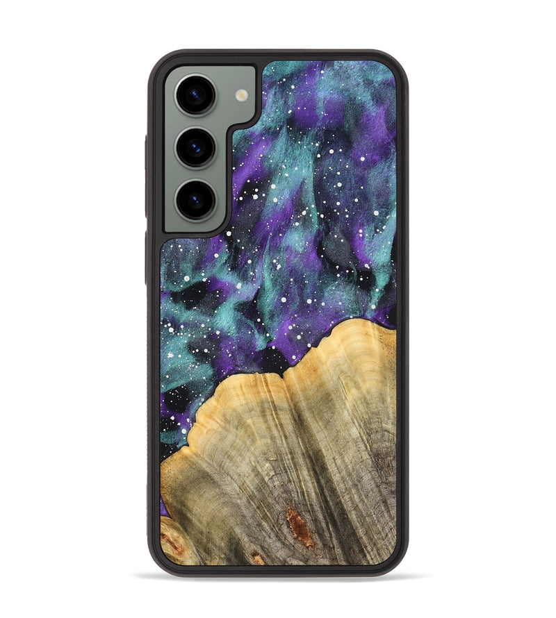 Galaxy S23 Plus Wood Phone Case - Pansy (Cosmos, 827303)