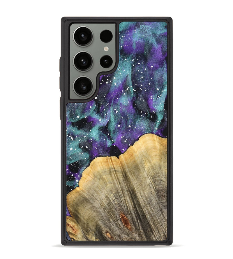 Galaxy S23 Ultra Wood Phone Case - Pansy (Cosmos, 827303)