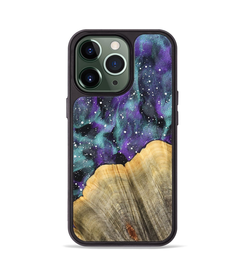 iPhone 13 Pro Wood Phone Case - Pansy (Cosmos, 827303)