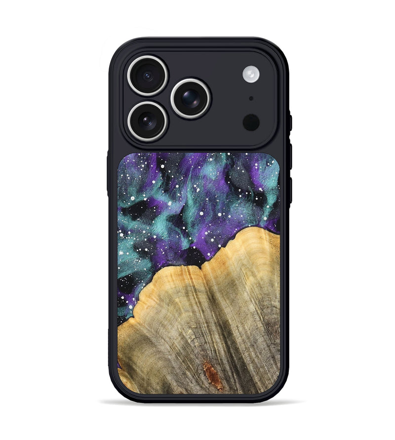 iPhone 17 Pro Wood Phone Case - Pansy (Cosmos, 827303)