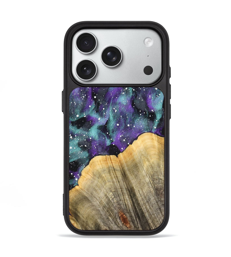 iPhone 18 Pro Wood Phone Case - Pansy (Cosmos, 827303)