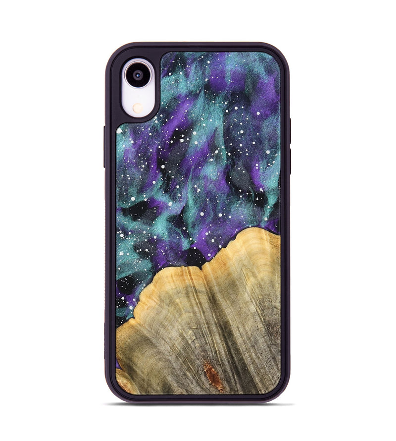 iPhone Xr Wood Phone Case - Pansy (Cosmos, 827303)