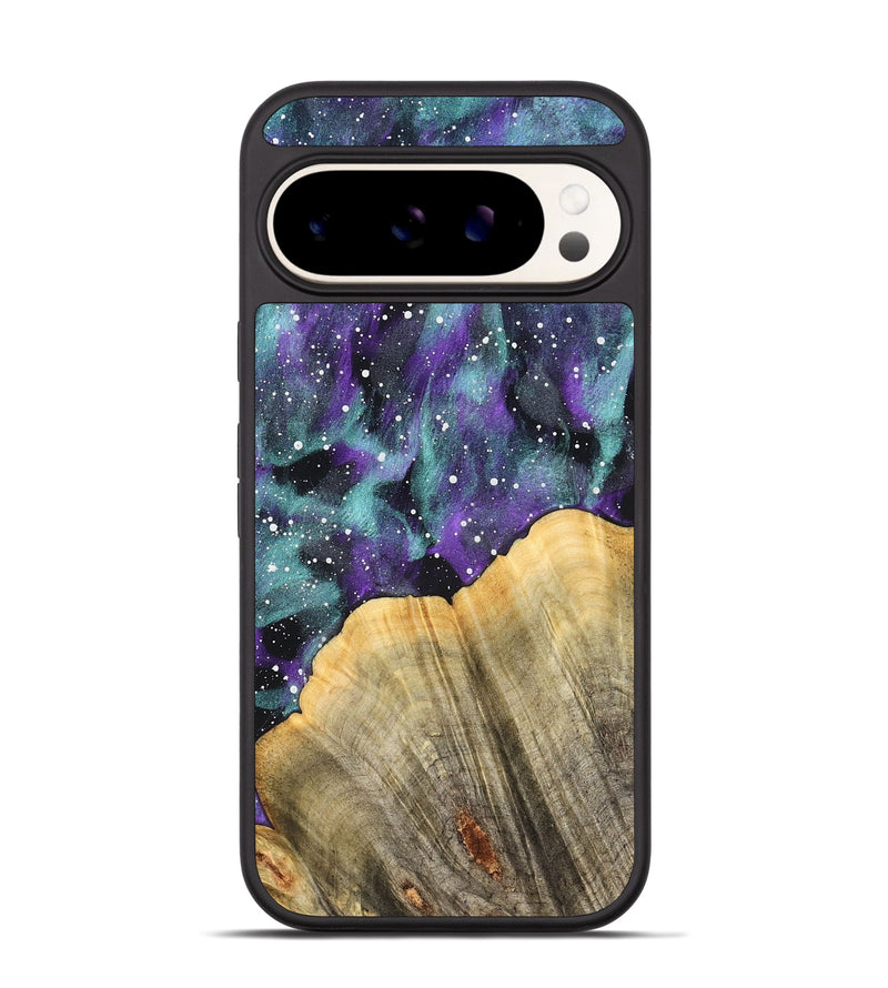 Pixel 9 Pro Wood Phone Case - Pansy (Cosmos, 827303)