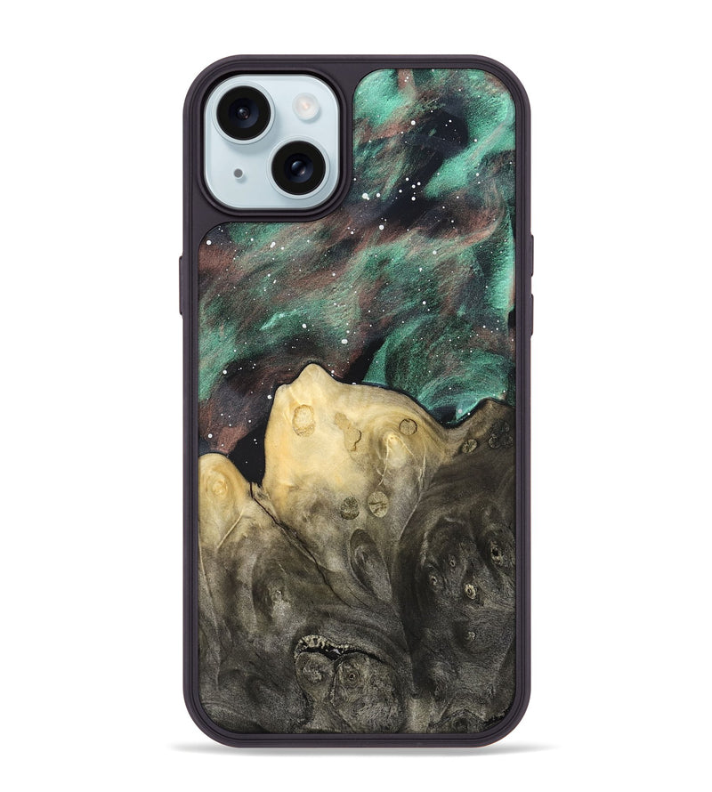 iPhone 15 Plus Wood Phone Case - Mikayla (Cosmos, 827308)