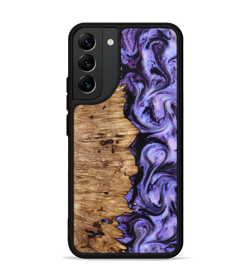 Galaxy S22 Plus Wood Phone Case - Davin (Purple, 827311)