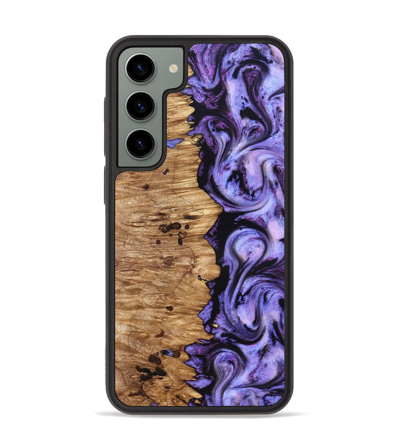 Galaxy S23 Plus Wood Phone Case - Davin (Purple, 827311)