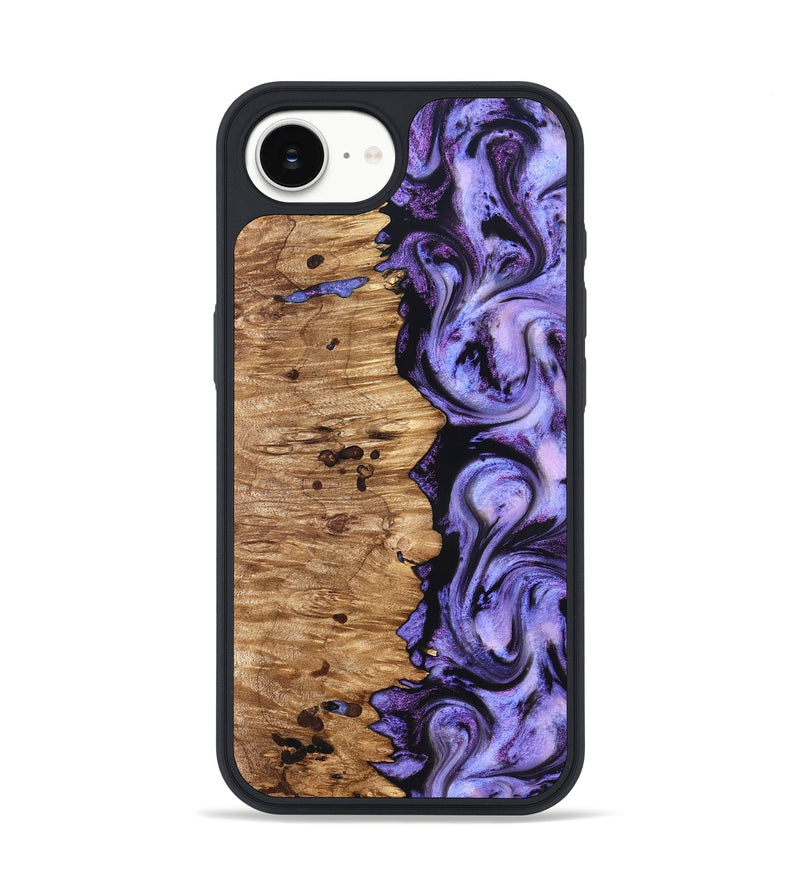 iPhone 17e Wood Phone Case - Davin (Purple, 827311)