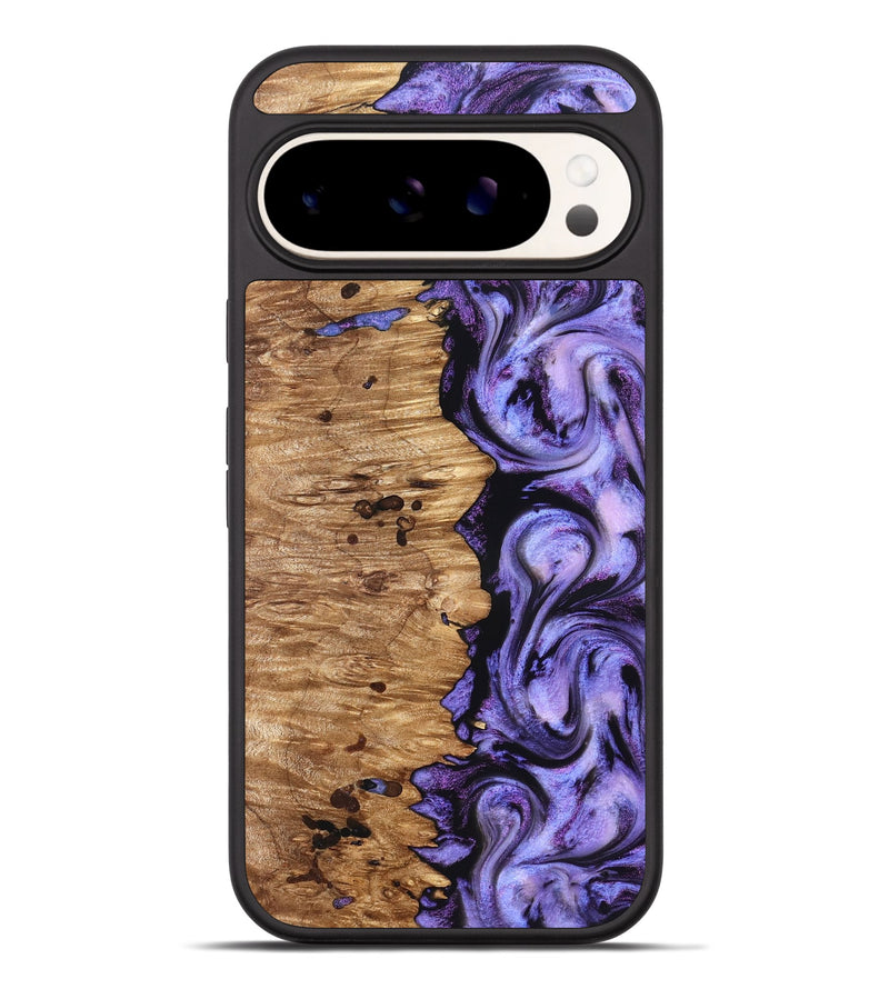Pixel 9 Pro XL Wood Phone Case - Davin (Purple, 827311)