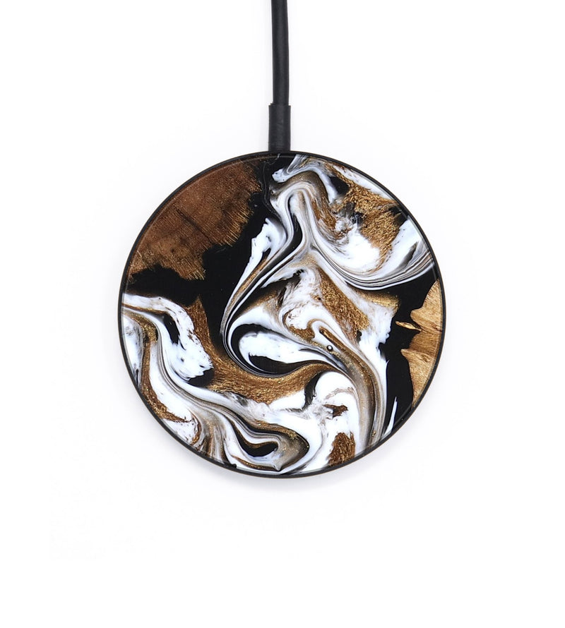 Circle Wood Wireless Charger - Holden (Black & White, 827312)