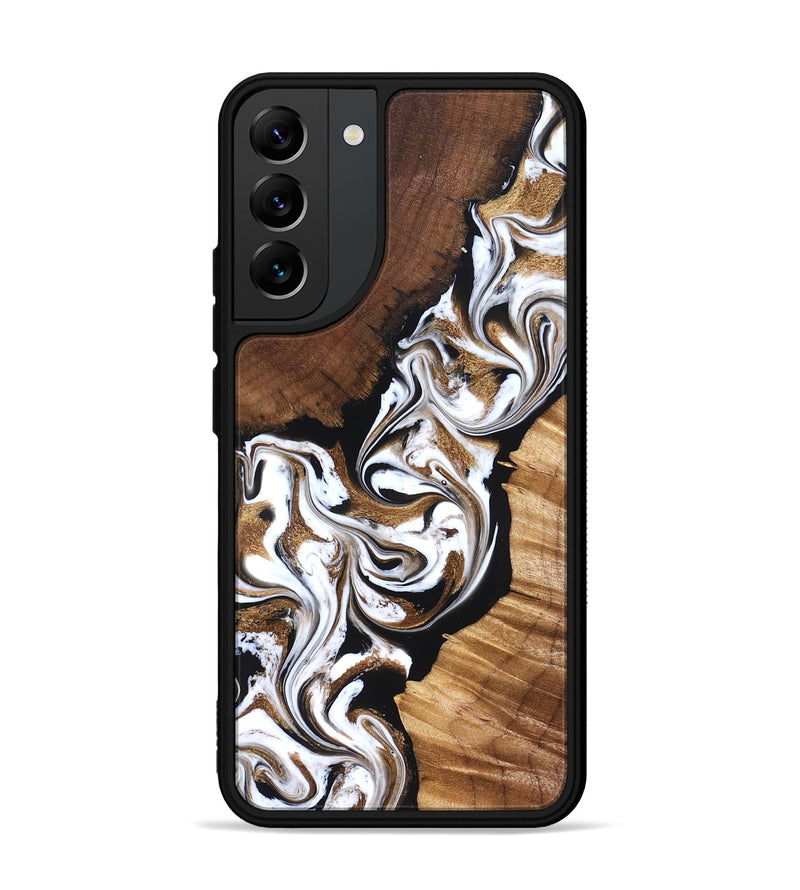 Galaxy S22 Plus Wood Phone Case - Holden (Black & White, 827312)