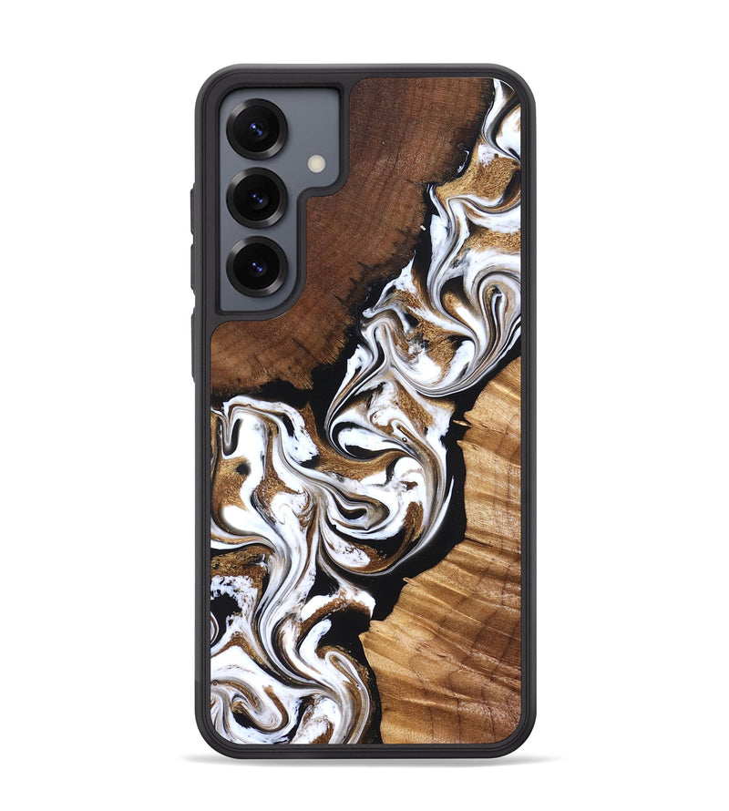 Galaxy S25 Plus Wood Phone Case - Holden (Black & White, 827312)