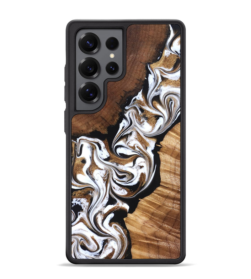 Galaxy S25 Ultra Wood Phone Case - Holden (Black & White, 827312)