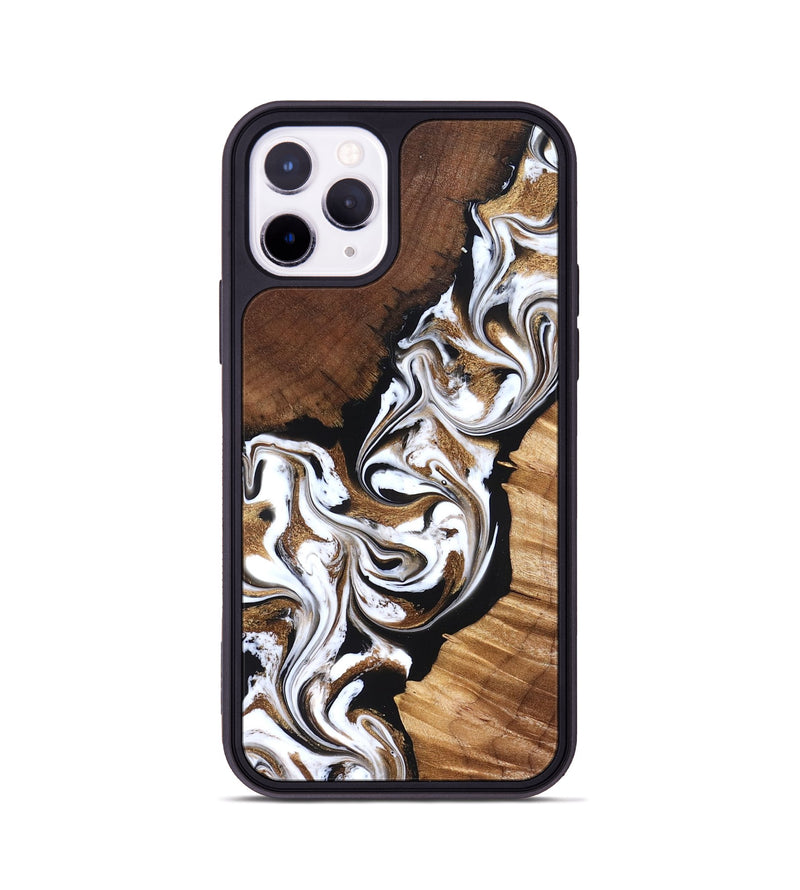iPhone 11 Pro Wood Phone Case - Holden (Black & White, 827312)