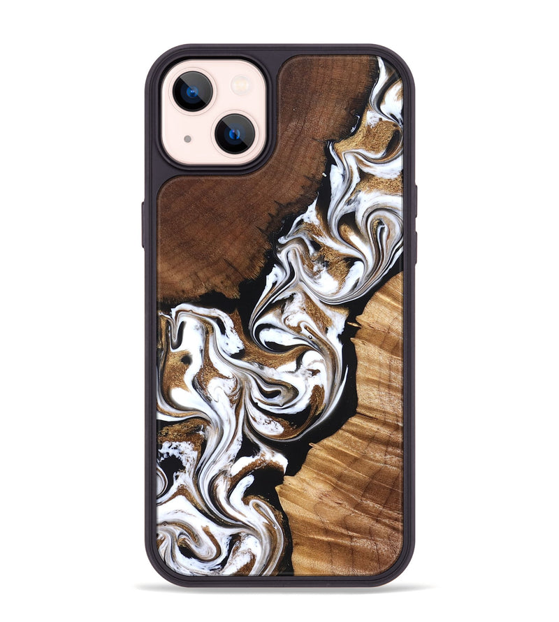 iPhone 14 Plus Wood Phone Case - Holden (Black & White, 827312)