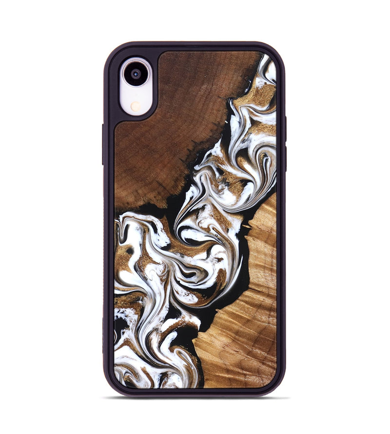 iPhone Xr Wood Phone Case - Holden (Black & White, 827312)