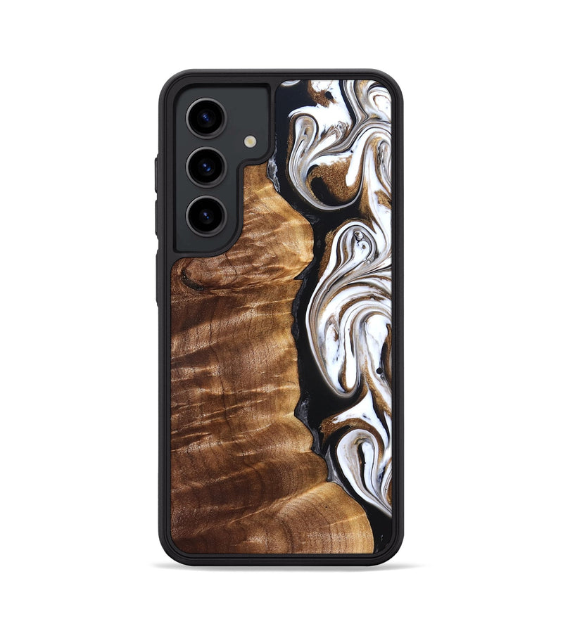 Galaxy S24 Wood Phone Case - Tracee (Black & White, 827315)