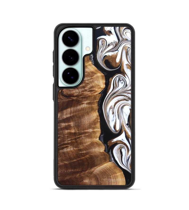 Galaxy S26 Wood Phone Case - Tracee (Black & White, 827315)