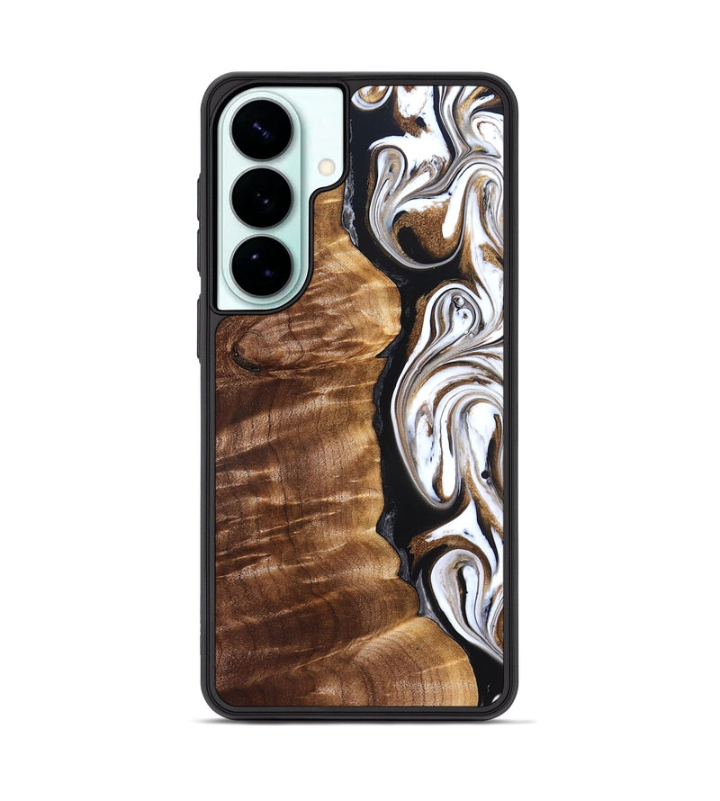 Galaxy S26 Plus Wood Phone Case - Tracee (Black & White, 827315)