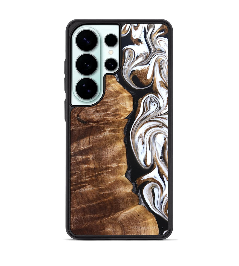 Galaxy S26 Ultra Wood Phone Case - Tracee (Black & White, 827315)