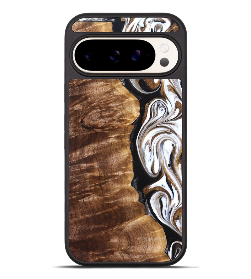 Pixel 9 Pro XL Wood Phone Case - Tracee (Black & White, 827315)