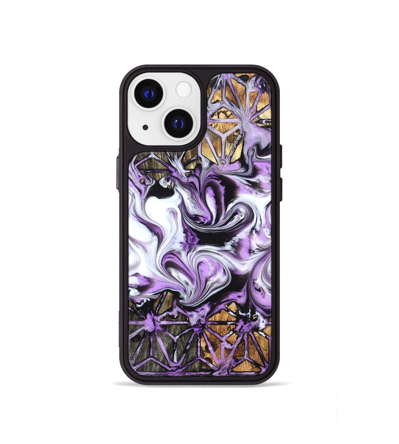 iPhone 13 mini Wood Phone Case - Dusty (Pattern, 827326)
