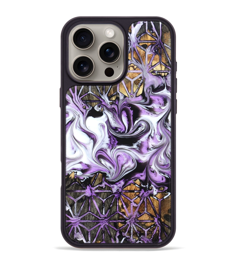 iPhone 16 Pro Max Wood Phone Case - Dusty (Pattern, 827326)
