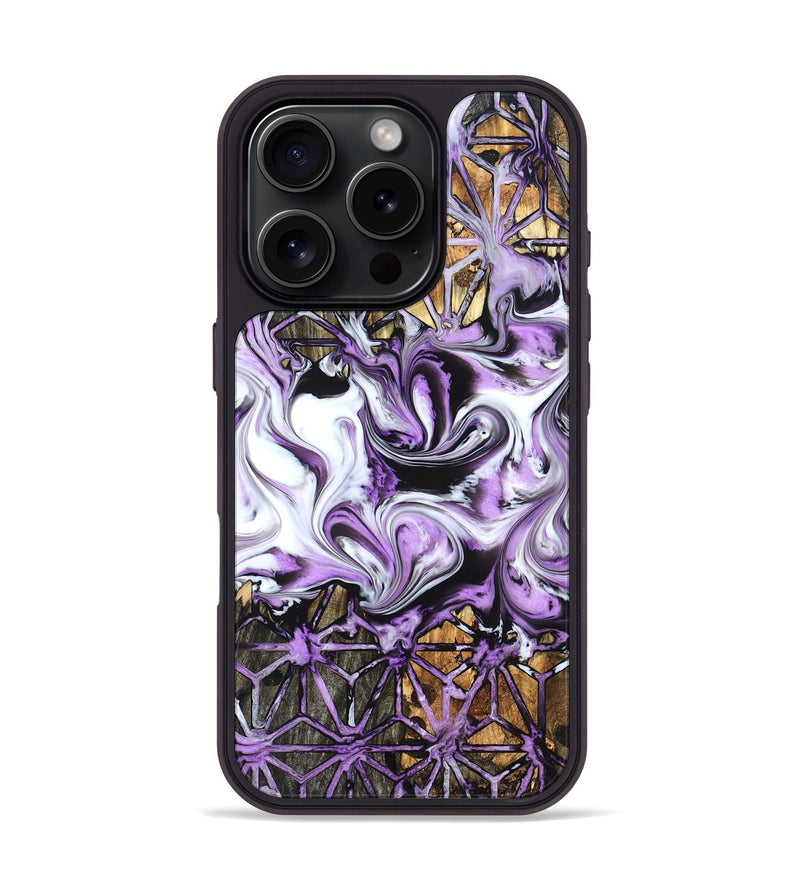 iPhone 16 Pro Wood Phone Case - Dusty (Pattern, 827326)