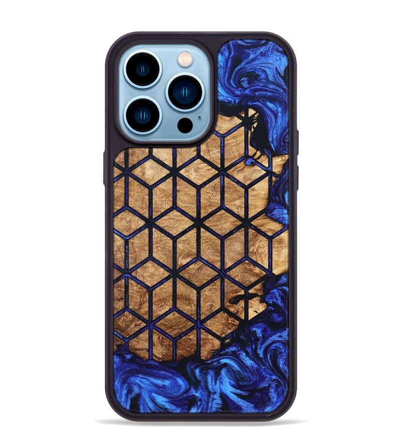 iPhone 14 Pro Max Wood Phone Case - Danny (Pattern, 827327)