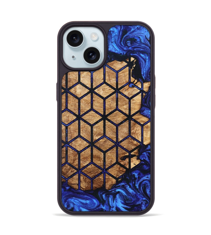 iPhone 15 Wood Phone Case - Danny (Pattern, 827327)