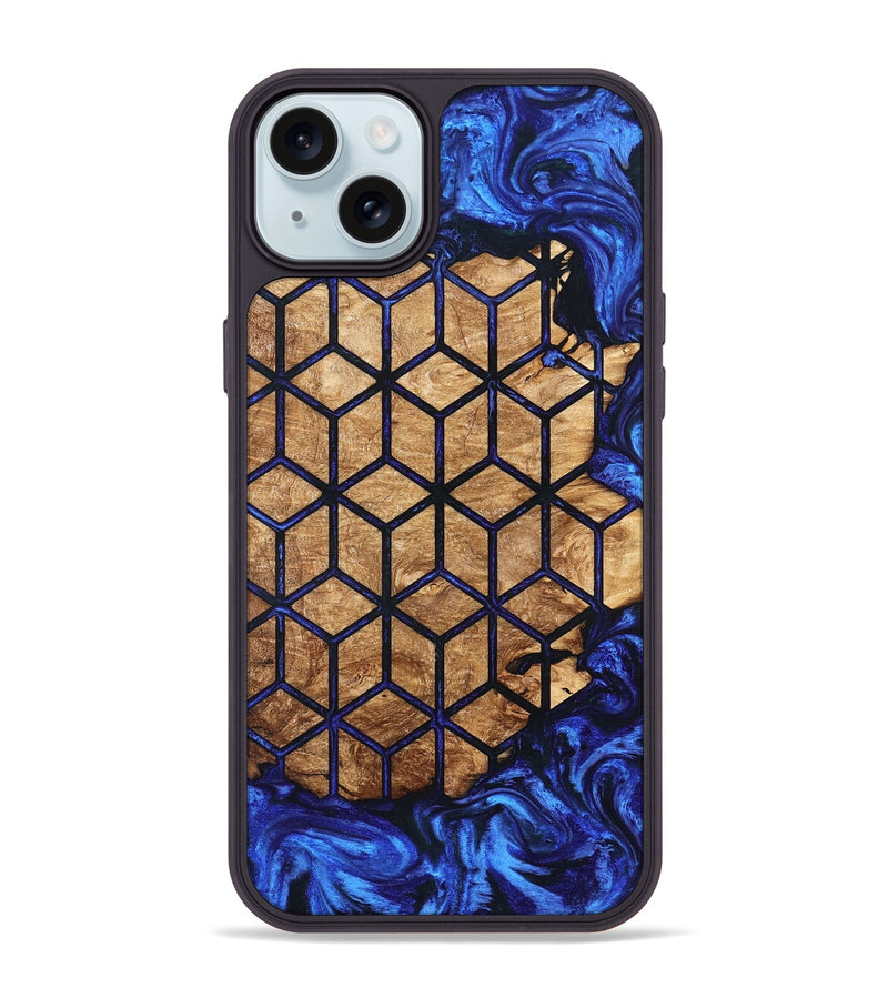 iPhone 15 Plus Wood Phone Case - Danny (Pattern, 827327)