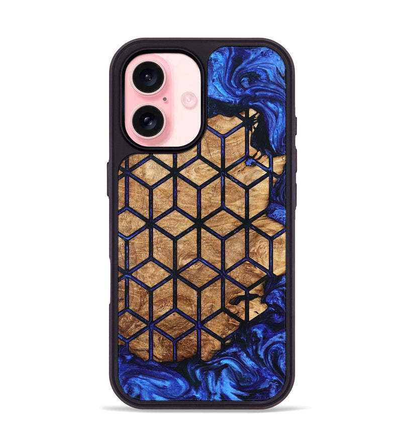 iPhone 16 Wood Phone Case - Danny (Pattern, 827327)