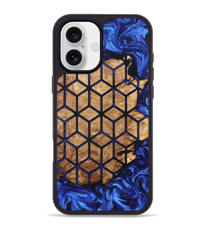 iPhone 16 Plus Wood Phone Case - Danny (Pattern, 827327)