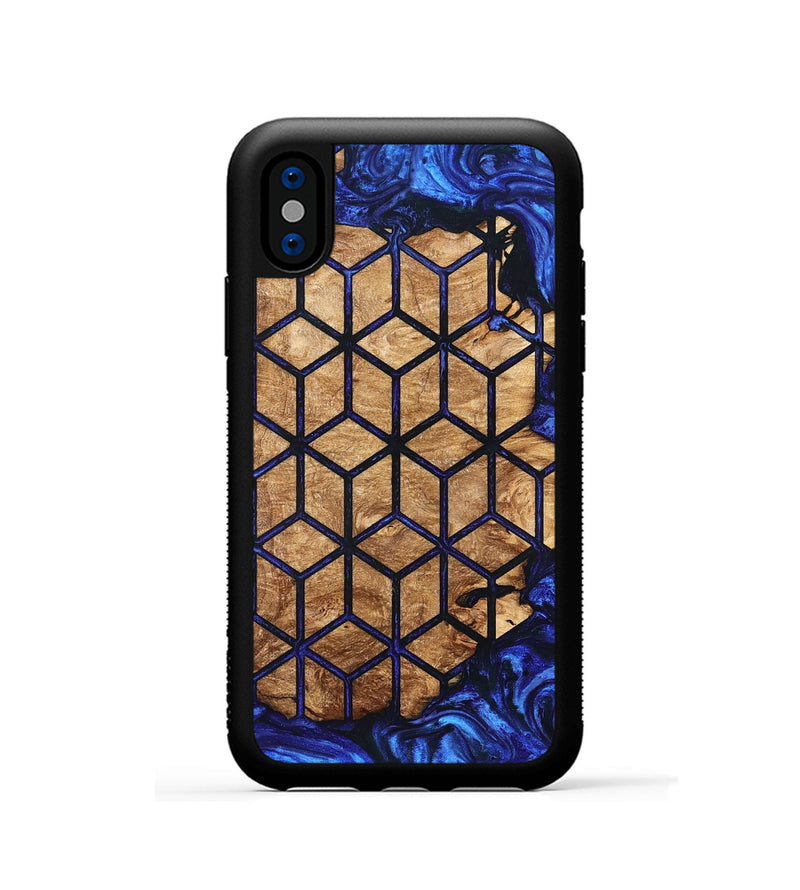 iPhone Xs Wood Phone Case - Danny (Pattern, 827327)