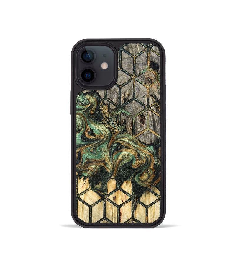 iPhone 12 mini Wood Phone Case - Rowan (Pattern, 827328)