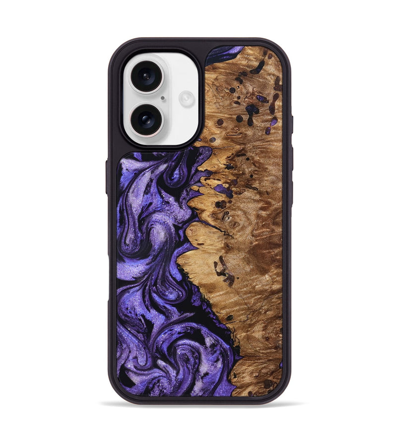 iPhone 17 Wood Phone Case - Dessie (Purple, 827330)