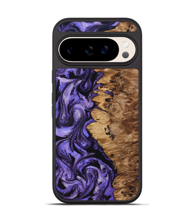 Pixel 10 Wood Phone Case - Dessie (Purple, 827330)