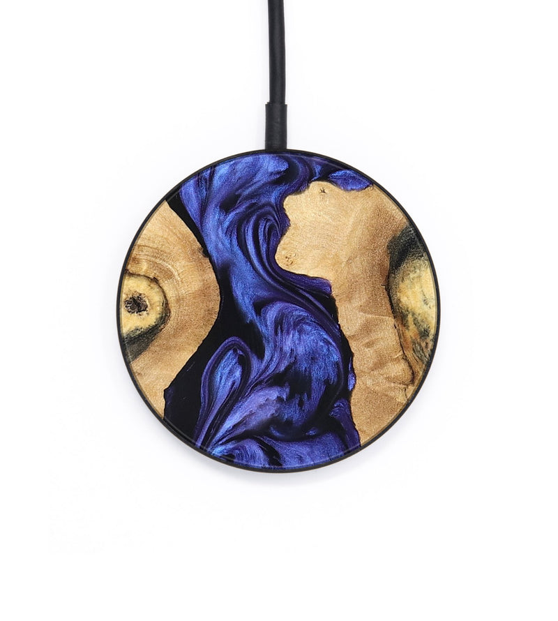 Circle Wood Wireless Charger - Anton (Purple, 827331)