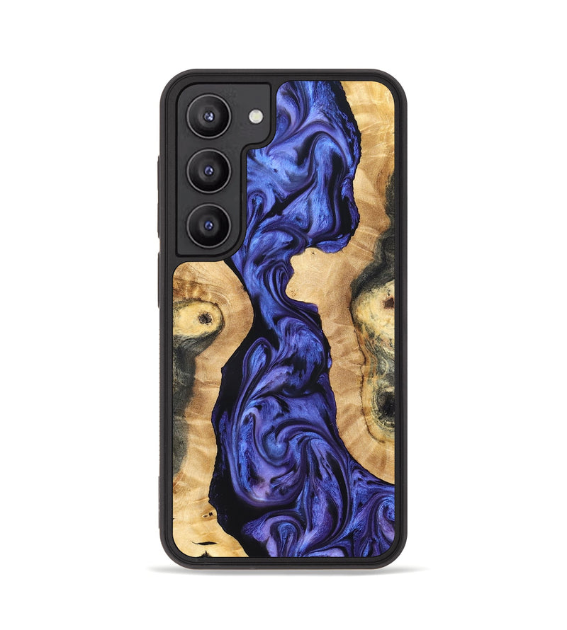 Galaxy S23 Wood Phone Case - Anton (Purple, 827331)