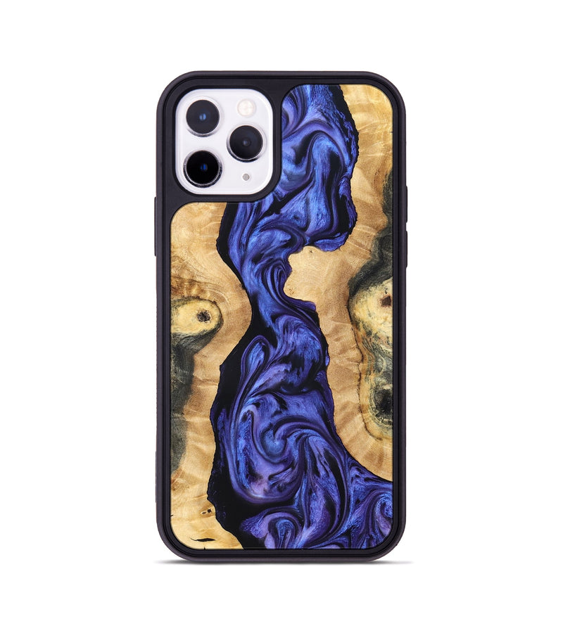 iPhone 11 Pro Wood Phone Case - Anton (Purple, 827331)